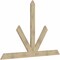 Ekena Millwork Saratoga Rough Sawn Timber Gable Bracket, Douglas Fir, 96"W x 64"H x 2"D x 6"F, 16/12 Pitch GBW096X64X0206SAR00RDF - alternate 5